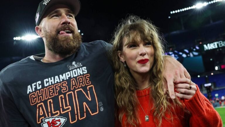Travis Kelce Reacts to Taylor Swift’s Explicit ‘Wood’ Song Travis Kelce Reacts to Taylor Swift's Explicit 'Wood' Song