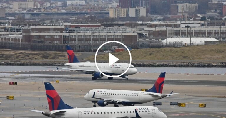 Two Planes Collide at LaGuardia Airport in New York City