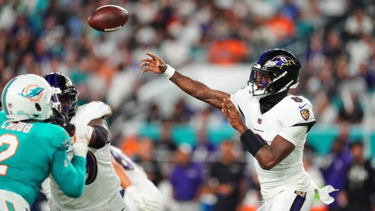 Week 9 TNF Ravens at Dolphins: Highlights, key plays