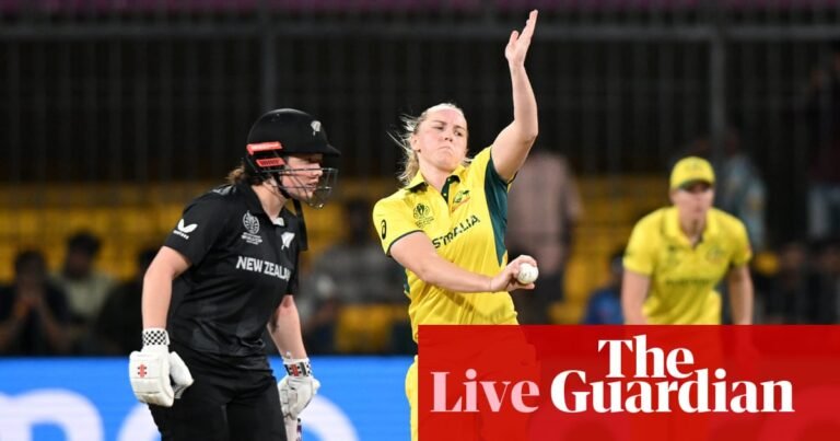 Women’s Cricket World Cup: Australia v New Zealand – live | Australia women’s cricket team Women’s Cricket World Cup: Australia v New Zealand – live | Australia women's cricket team