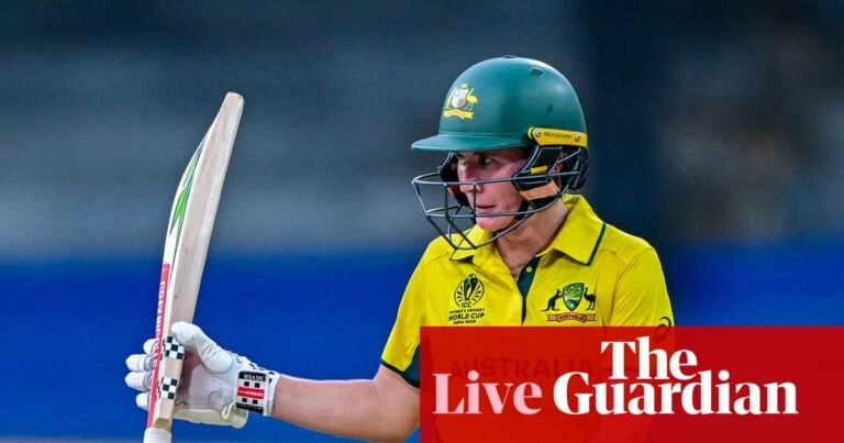 Women’s Cricket World Cup: Australia v Pakistan – live | Women's Cricket World Cup