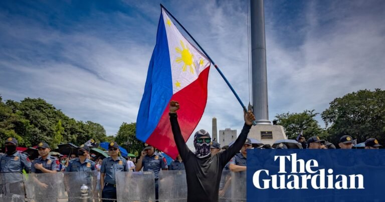 ‘She died because of the flood’: Filipinos rise up as outrage over corruption scandal grows | Philippines