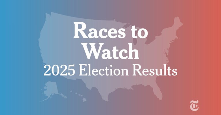 2025 General Election: Races to Watch