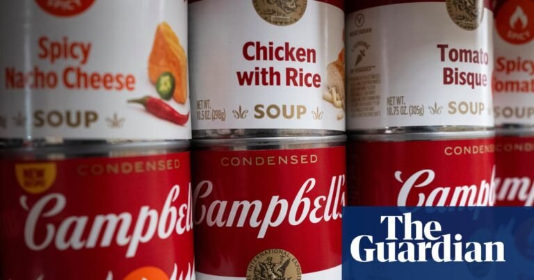 Campbell’s Soup executive called its products food for ‘poor people’, lawsuit alleges | US news