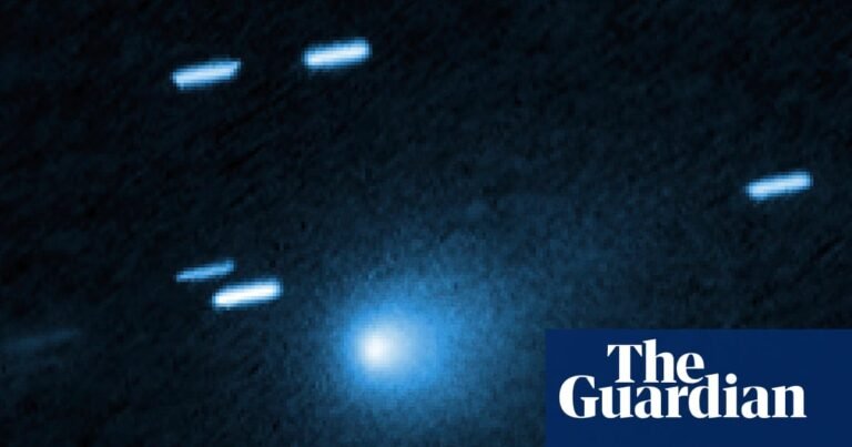 Nasa releases close-up pictures of comet flying by from another star system | Nasa Nasa releases close-up pictures of comet flying by from another star system | Nasa