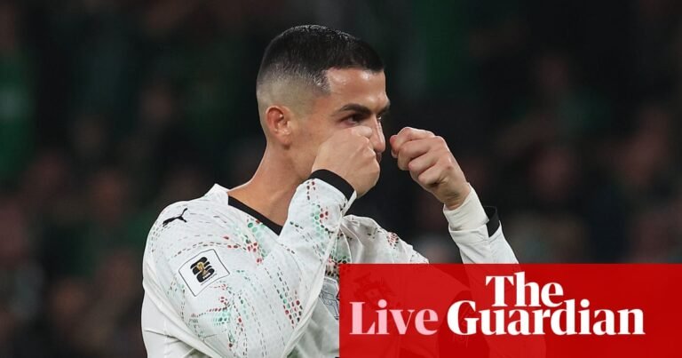 Ronaldo could miss two World Cup games after red; qualifying latest: football news – live | Soccer