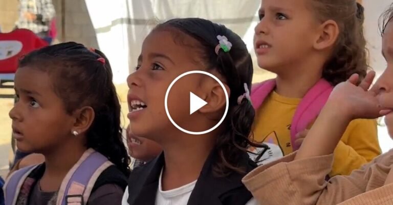 Students Find Hope at This Makeshift School in Gaza