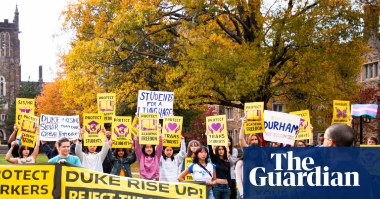 Students and faculty at over 100 US universities protest against Trump’s attacks | US universities