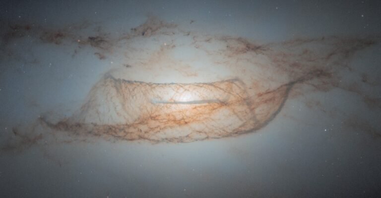 Day 14 of the 2025 Space Telescope Advent Calendar: Ripples of a Galactic Merger