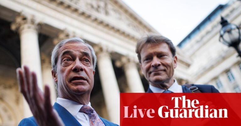 Labour says it is ‘deplorable’ for Reform to dismiss Farage schoolboy racism claims as lies – UK politics live | Politics