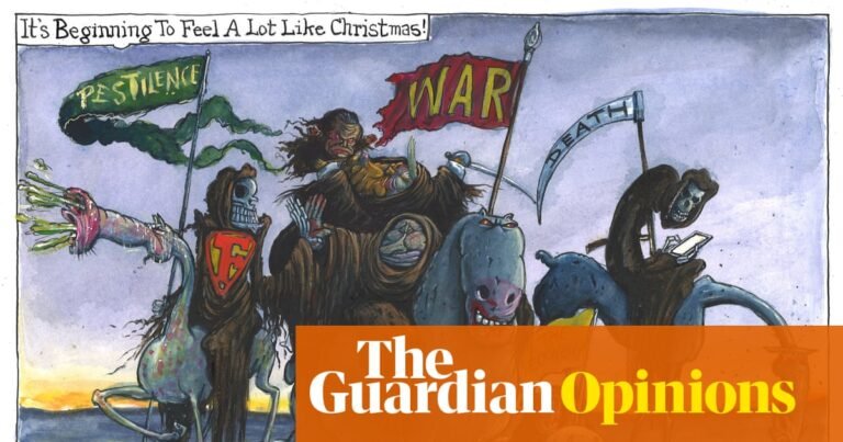 Martin Rowson on the flu season – cartoon