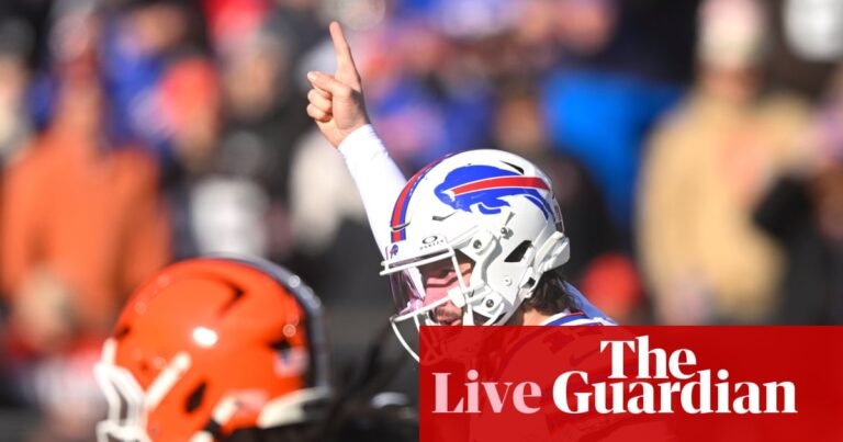 NFL week 16: Browns v Bills, Panthers v Buccaneers, and much more – live | NFL