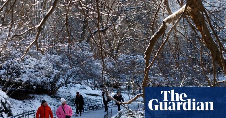 Weather tracker: Early snowfall in New York and a storm ruins Christmas lights in Spain | Snow