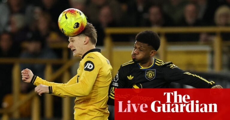 Wolves v Manchester United: Premier League – live | Premier League Wolves v Manchester United: Premier League – live | Premier League