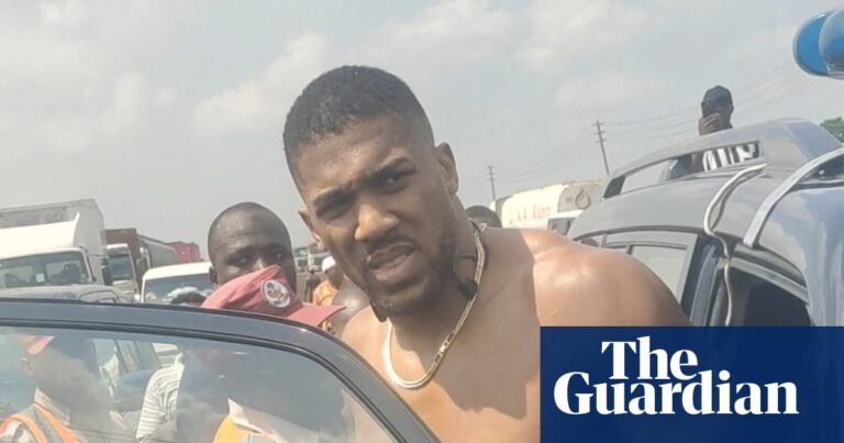Anthony Joshua discharged from hospital in Nigeria after car crash | Anthony Joshua Anthony Joshua discharged from hospital in Nigeria after car crash | Anthony Joshua