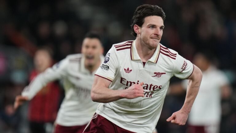 Arsenal reaping the rewards of Rice adding goals to his game Arsenal reaping the rewards of Rice adding goals to his game