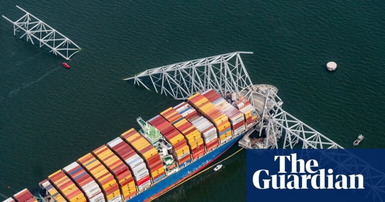 Baltimore bridge collapse: crew members from ship still held by US two years on | Baltimore bridge collapse
