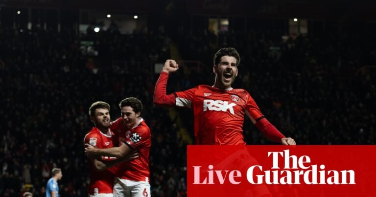 Charlton 1-1 Coventry, Derby 1-0 Middlesbrough, and more: Football League – live | Soccer