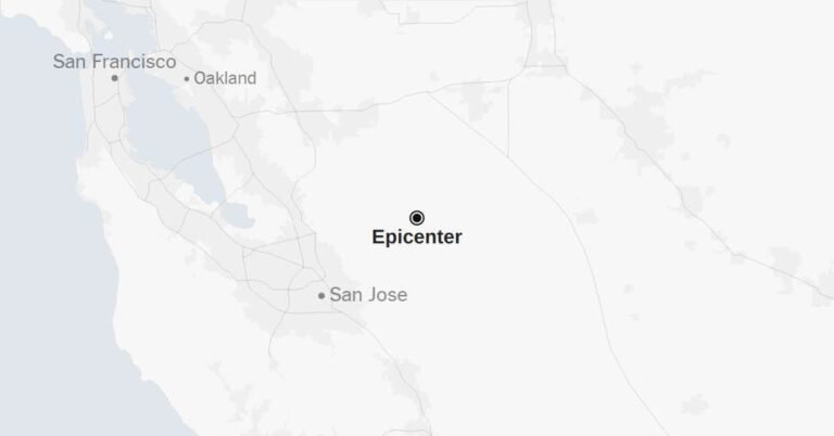 Maps: 3.1-Magnitude Earthquake Shakes the San Francisco Bay Area