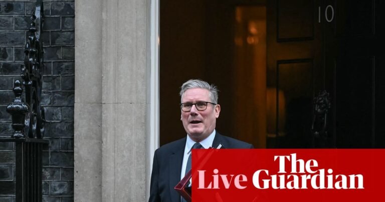 PMQs live: Starmer faces Badenoch as Farage dismisses PM’s plan for troops in Ukraine | Politics