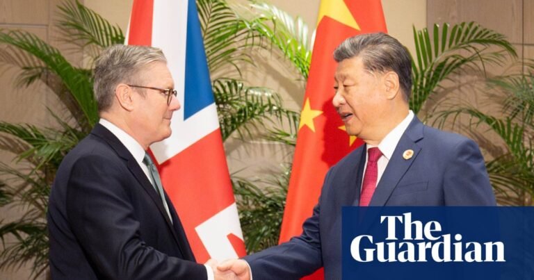 Starmer vows to remain ‘clear-eyed’ over national security as he flies to China | Foreign policy