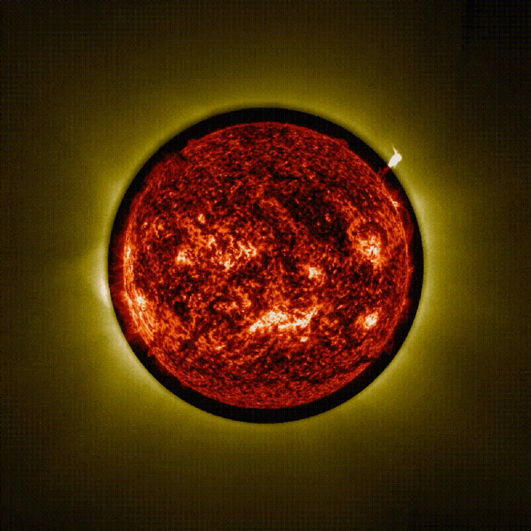Watch three solar prominences erupt in epic video
