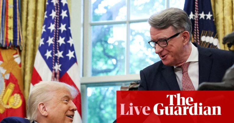 Angela Rayner backs Tory calls for intelligence and security committee to decide what Mandelson files are released – UK politics live | Politics