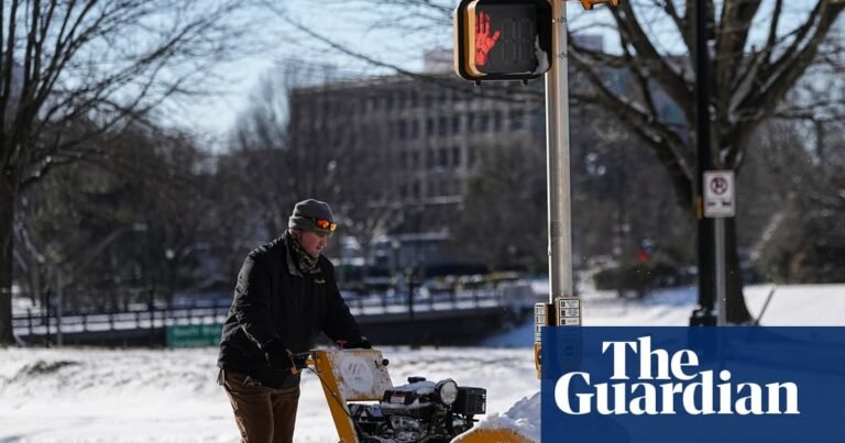 Bomb cyclone brings freezing temperatures and snow to millions in US | US weather Bomb cyclone brings freezing temperatures and snow to millions in US | US weather