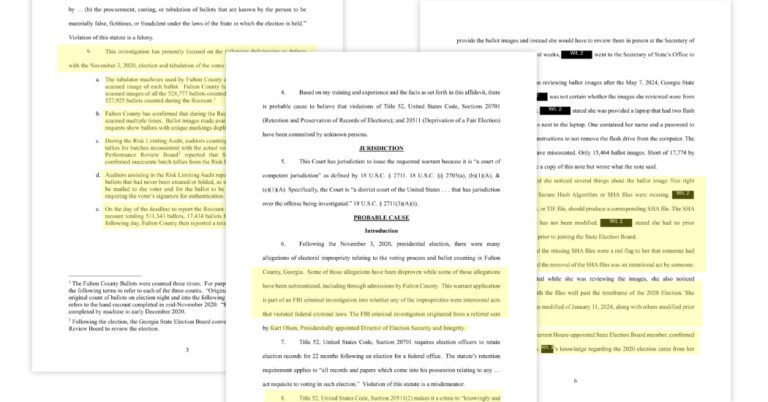 How an F.B.I. Affidavit to Seize Ballots Relied on Debunked Election Claims