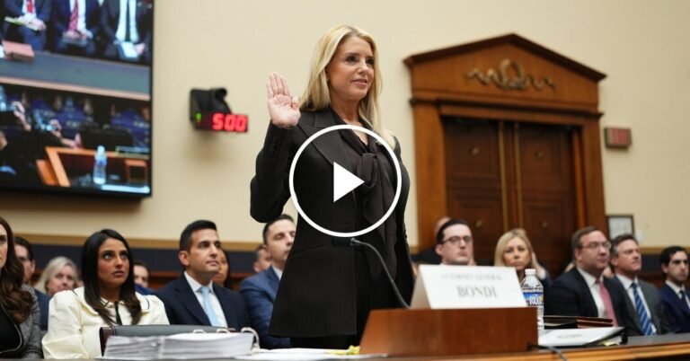 Lawmakers Spar with Bondi Over Epstein Files