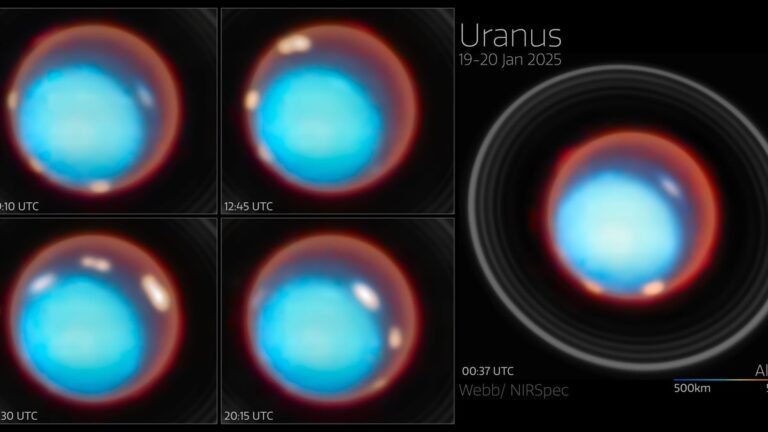 New JWST images reveal the rosy glow of Uranus in unprecedented detail