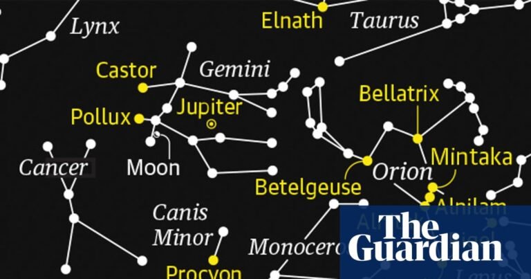 Starwatch: Jupiter shines steady in Gemini | Science Starwatch: Jupiter shines steady in Gemini | Science