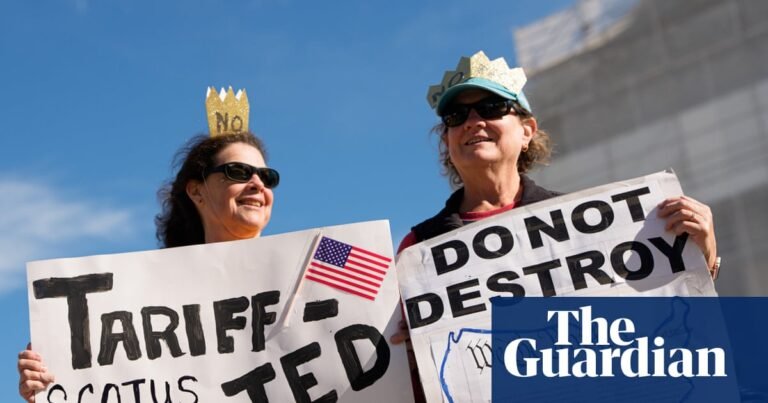 Trump illegally used executive power to impose global tariffs, supreme court rules | US supreme court