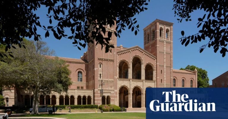 US justice department sues UCLA over alleged antisemitism amid pro-Palestinian protests | California US justice department sues UCLA over alleged antisemitism amid pro-Palestinian protests | California