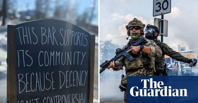 US restaurants targeted for opposing ICE: ‘I refuse to cook for fascists’ | US small business