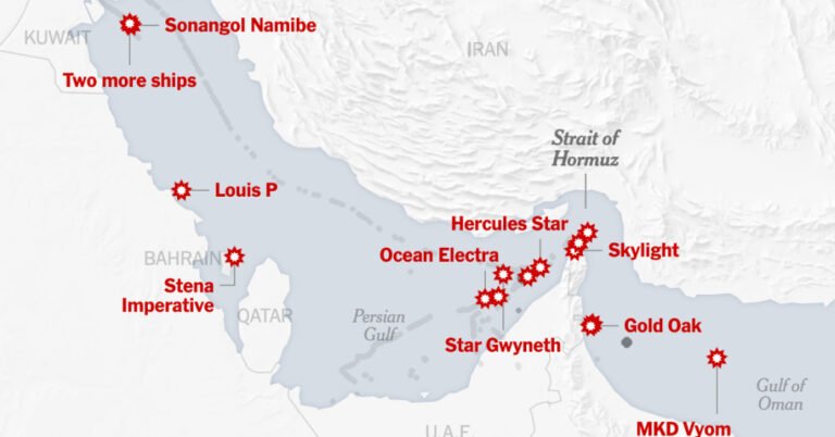 16 and Counting: Oil and Cargo Ships Are Growing Targets in War With Iran