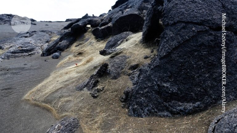 How ‘Pele’s hair’ sprouts from erupting lava