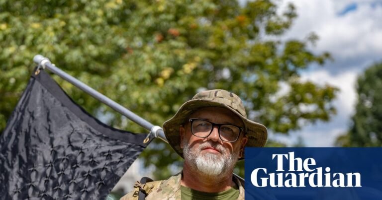 Justice department drops charges against veteran who burned US flag | Trump administration Justice department drops charges against veteran who burned US flag | Trump administration