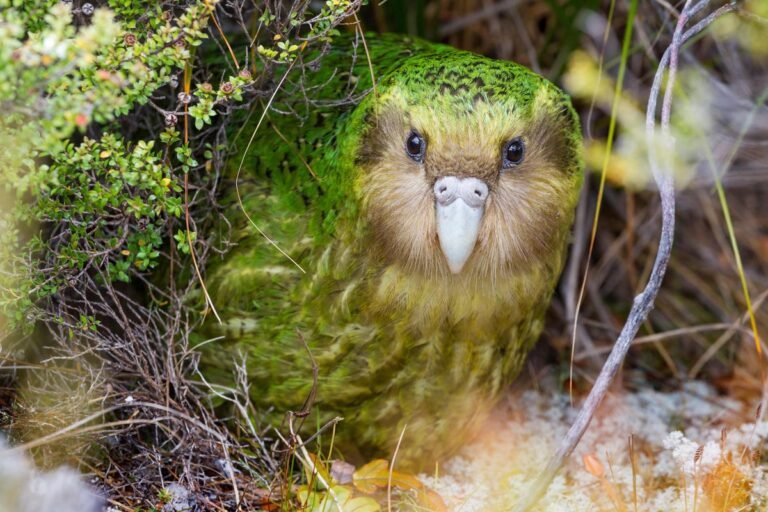 Kākāpō chicks surge after rare berry bloom