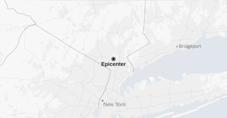 Map: 2.3-Magnitude Earthquake Reported North of New York City