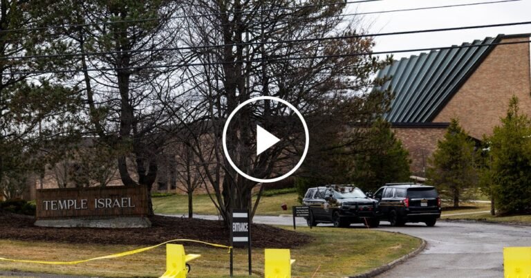 Michigan Synagogue Attacker Killed Himself During Gunfight, Officials Say