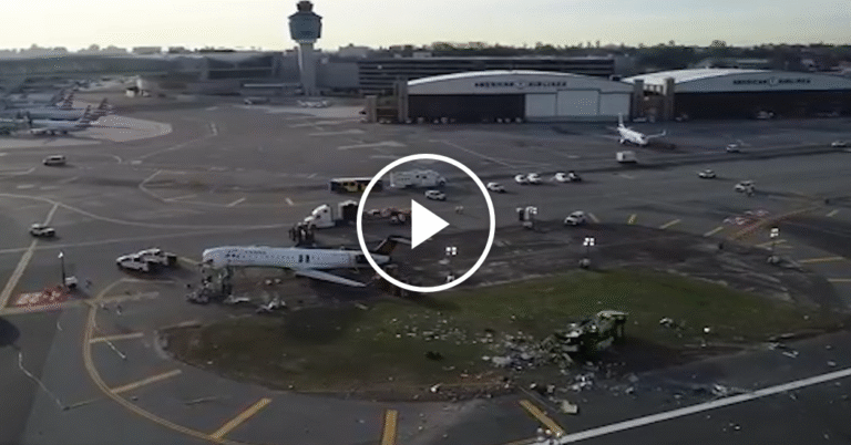 N.T.S.B. Investigators Document Accident Scene at LaGuardia N.T.S.B. Investigators Document Accident Scene at LaGuardia