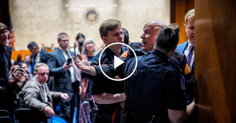 Protesting Veteran Forcibly Removed From Senate Hearing