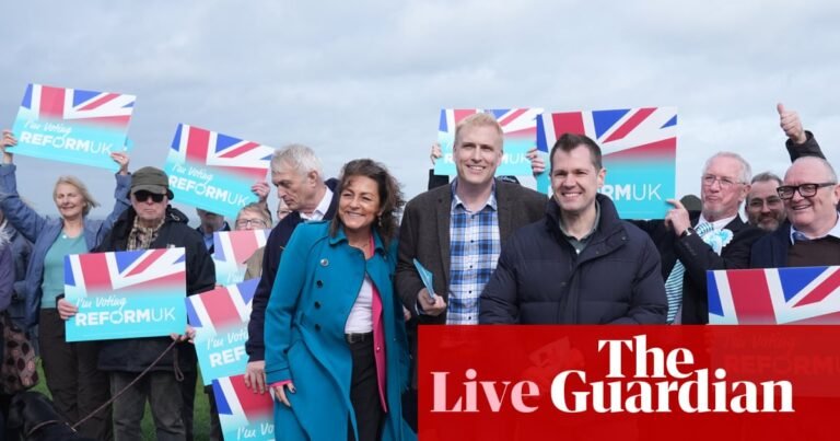 Reform UK success in local elections could endanger national climate targets, report says – UK politics live | Politics