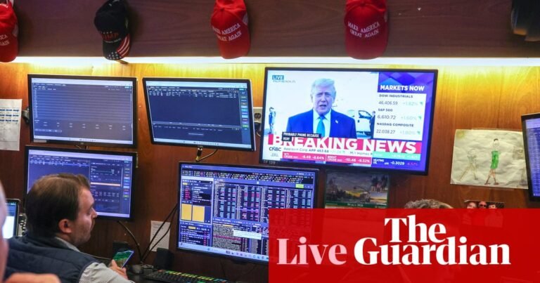 Wall Street joins market rally as Trump postpones power plant strikes after ‘very good and productive’ talks with Iran – business live | Business