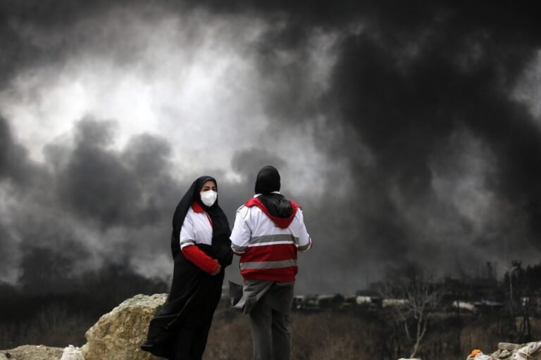 War Brings Black Rain to a Parched Iran