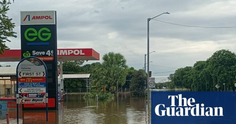 ‘A saltwater crocodile on the AFL oval’: worst flooding in decades inundates NT as residents urged to avoid water | Flooding ‘A saltwater crocodile on the AFL oval’: worst flooding in decades inundates NT as residents urged to avoid water | Flooding
