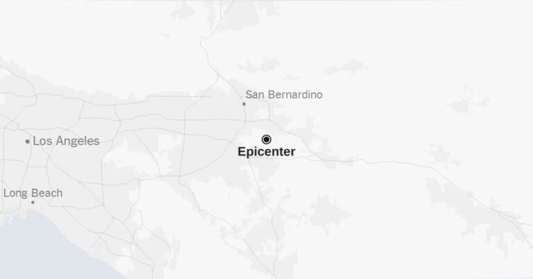 Map: 3.3-Magnitude Earthquake Shakes Los Angeles Area