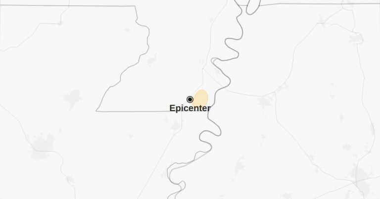 Map: 4.0-Magnitude Earthquake Shakes Southeastern Missouri