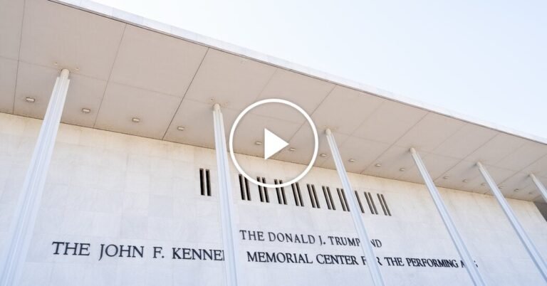 Judge Orders Removal of Trump’s Name From Kennedy Center